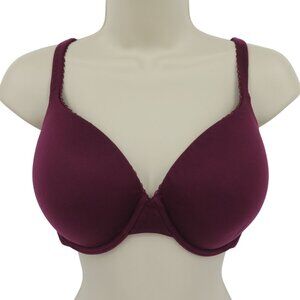 Victorias Secret 36D Body by Victoria Lined Perfect Coverage Bra Purple Women